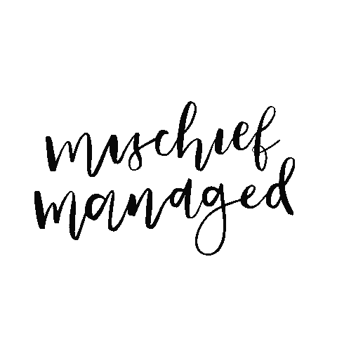 Mischief Managed Sticker