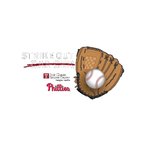 Strike Out Cancer Sticker by Temple Health