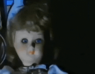 Scary Doll Gif