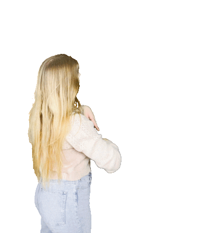 Showing Look Here Sticker by ByDiane