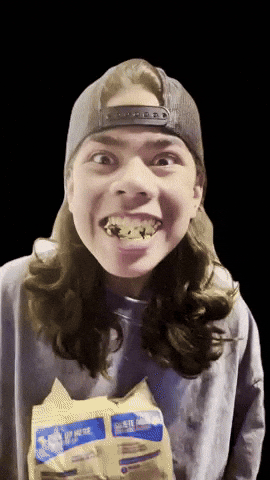 Pop Corn Laugh GIF
