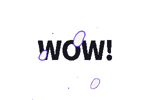 Loop Wow Sticker by meduse.agency