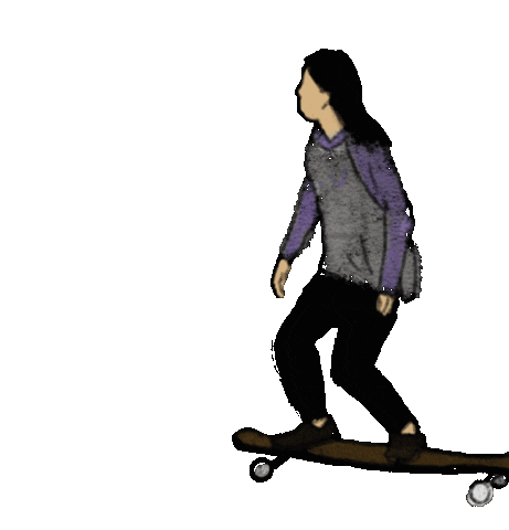 Skateboard Wind Sticker