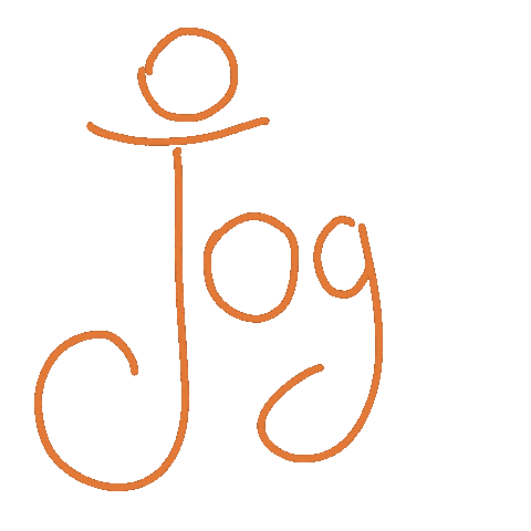 Jogging Running Sticker