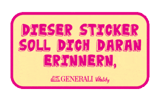 Vitality Sticker by Generali