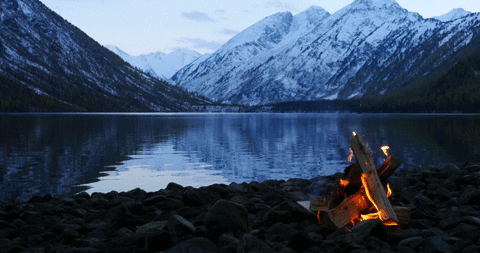 campfire glow GIF