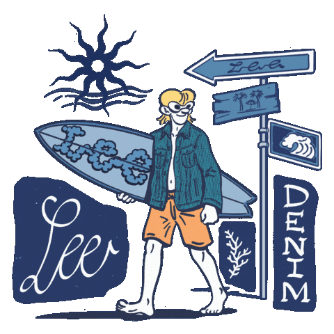 Beach Sticker by Lee Jeans Asia