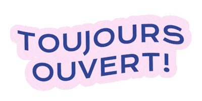 Wink Ouvert Sticker