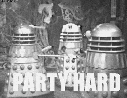 Doctor Who Party Hard GIF