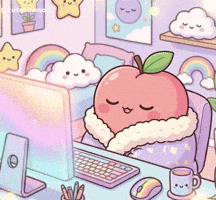 Sleep Sleeping GIF by KuteCosmos | Home of Fruffy