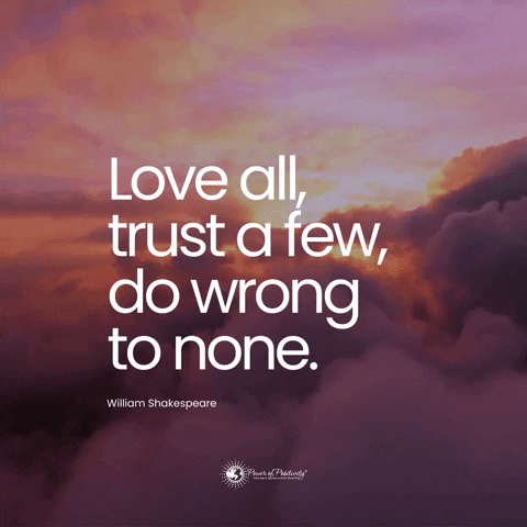 Without trust there is no connection, and without connection, there is no relationship.