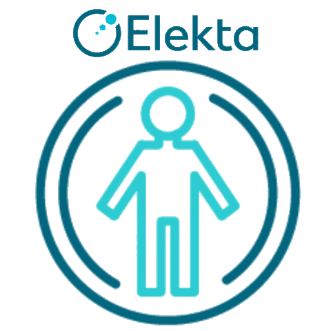 Radiation Therapy Spinning Sticker by Elekta