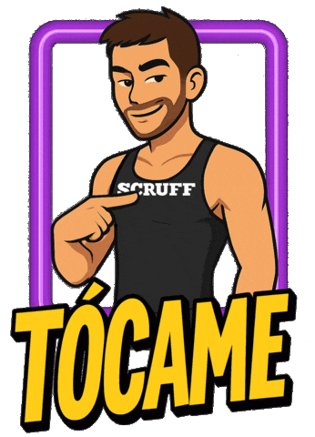 Woof Scrufflatino Sticker by SCRUFF