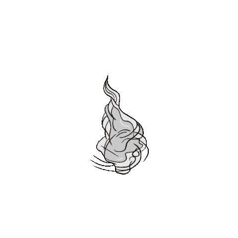 Smoke Wind Sticker