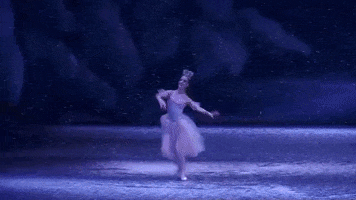 george balanchine snow GIF by New York City Ballet