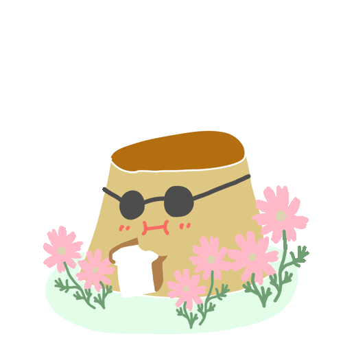Pudding ぷりん Sticker