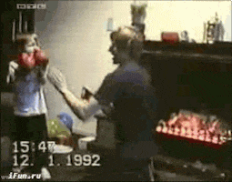 home video punch GIF