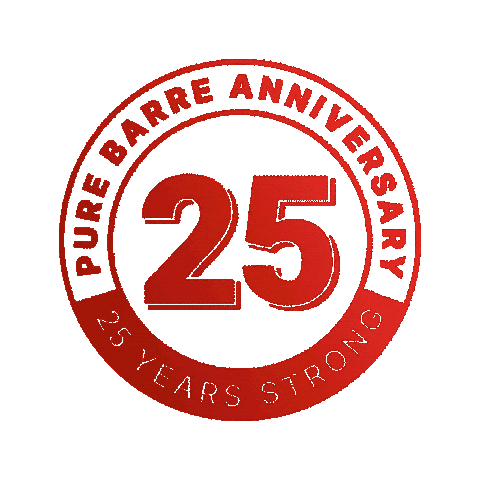 Pb 25 Years Strong Sticker by Pure Barre