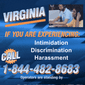 Virginia voter intimidation, discrimination, harassment hotline