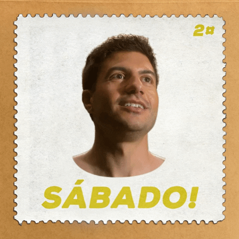 Stamps Feliz Sabado GIF