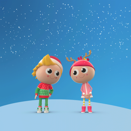 Happy Christmas GIF by Stella and Sunny
