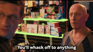 Whack Off Tim Robinson GIF