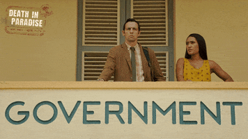 Government Building Nod GIF by Death In Paradise