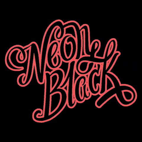 Neon Black GIF by Disc Golf Vegas