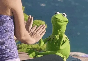 Kermit The Frog Peace GIF