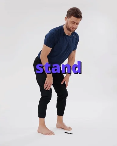 Fitness Bend Over GIF