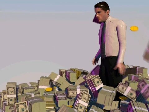 Money Yoga GIF