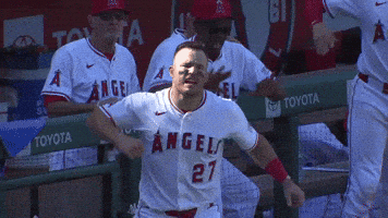 Mike Trout GIF by Los Angeles Angels