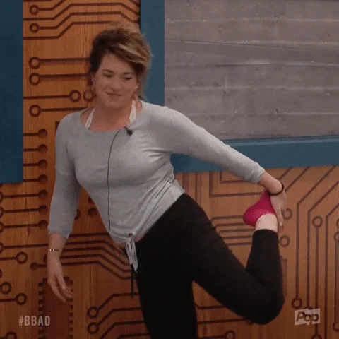 Stretching Big Brother GIF