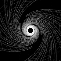 mesmerizing black and white GIF by xponentialdesign