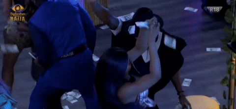 Make It Rain Party GIF by Big Brother Naija