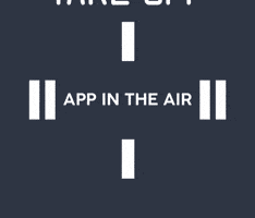 Take Off Travel GIF by App in the Air