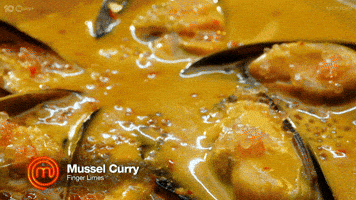 Curry Mussel GIF by MasterChefAU