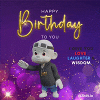 Happy Birthday GIF by Zhot