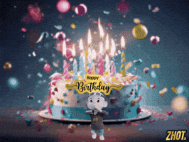 Feliz Cumple Happy Birthday GIF by Zhot