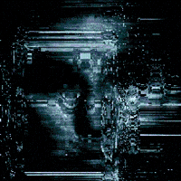 merging digital art GIF by XCOPY