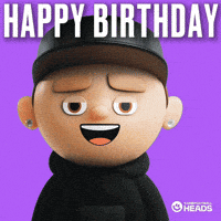 Happy Birthday GIF by OneFootball Heads