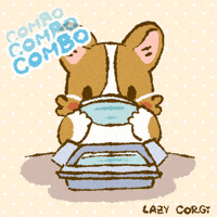 Welsh Corgi Mask GIF by Lazy Corgi