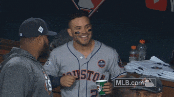 Houston Astros Giggle GIF by MLB