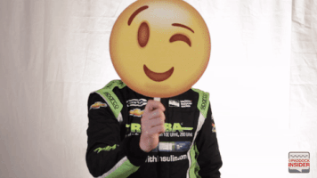 indy 500 wink GIF by Paddock Insider