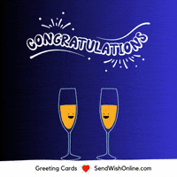 Happy New Job GIF by sendwishonline.com