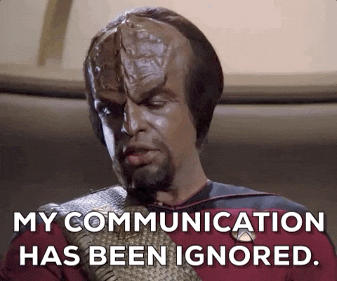 You've been ghosted