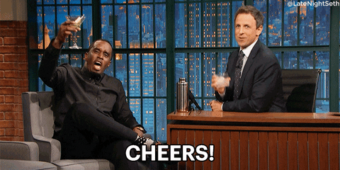 celebrate seth meyers GIF by Late Night with Seth Meyers