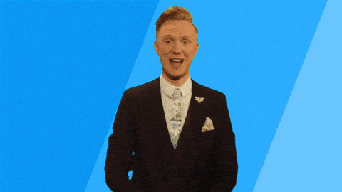 Celebrate Bbc GIF by Owain Wyn Evans
