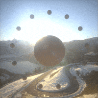 Winter Solstice Loop GIF by Doze Studio