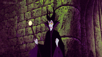 angry sleeping beauty GIF